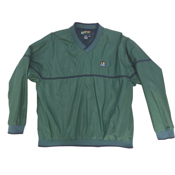 Eddie Bauer Other - Vintage EBTEK Eddie Bauer Pullover Windbreaker Mens Size L Green V Neck Golf
